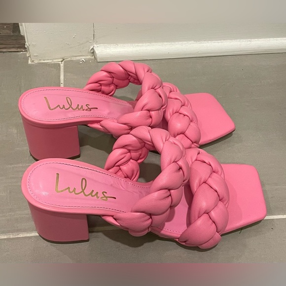 Lulus Shoes - Pink lulus heels
